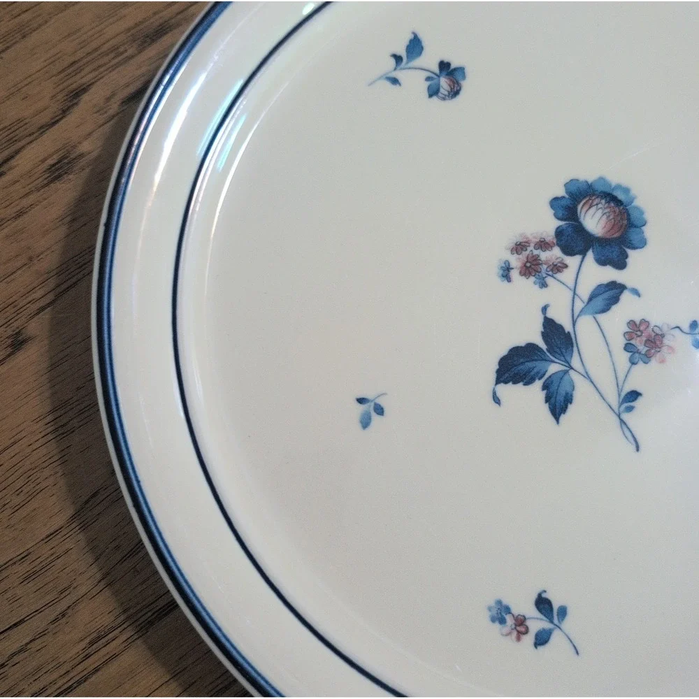 Noritake Keltcraft Blue Chintz #9104 Dinner Plates Ireland 10.5